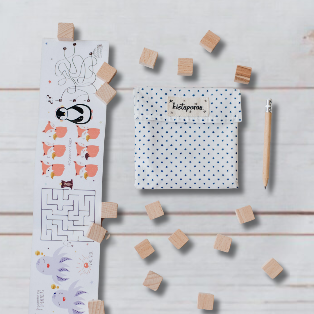 COMBO de Regalo Kietoparao Medium + Mini Cubos + 2 Libritos de Actividades + Mi Agenda Estacional - Kietoparao México