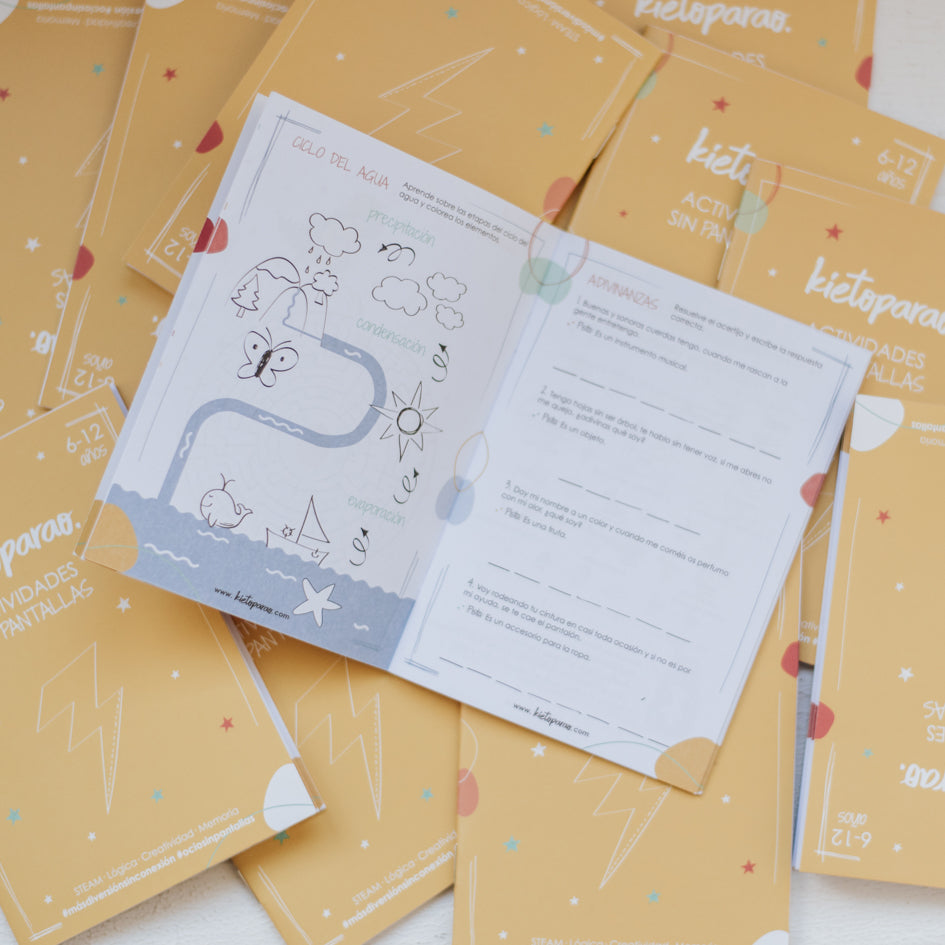COMBO de Regalo Kietoparao Medium + Mini Oca + 4 libritos de actividades + Cuento de Disfrutón - Kietoparao México