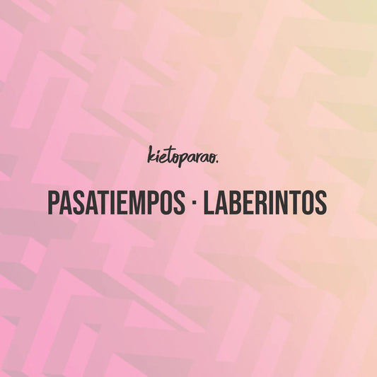 Pasatiempos Infantiles · Laberintos